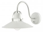Dar Liden Wall Light White and Polished Chrome