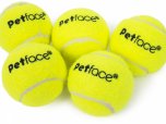 Petface Mini Super Tennis Balls 4cm (Pack of 5)