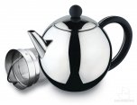 Grunwerg Rondo 50oz Polished Stainless Steel Teapot with Infuser