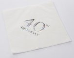 NJ Products Birthday Napkins 33cm (Pack of 15) - 40th