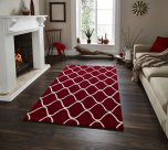 Think Rugs Elements EL 65 Red - Various Sizes