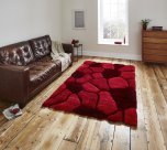 Think Rugs Noble House NH5858 Red - Various Sizes