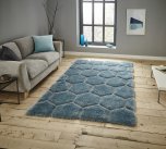Think Rugs Noble House NH30782 Blue - Various Sizes