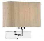 Dar Piza Wall Light Polished Chrome Shade Sold Separately