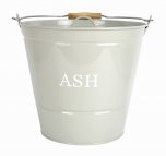 Manor Reproductions Ash Bucket with Lid - Olive