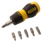 Stanley Multibit Stubby Screwdriver with Bits