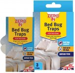 Zero In Bed Bug Traps - 3 Pack