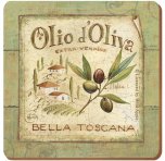 Creative Tops Premium Olio d'Oliva Coasters (Set of 6)