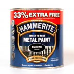 Hammerite Direct to Rust Metal Paint 750ml - Black