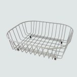 Delfinware Oval Sink Basket - Grey