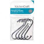 KitchenCraft Chrome Plated 'S' Hooks 100mm (Pack of 5)