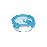 KitchenCraft Pure Seal Round Glass Food Storage Container 350ml