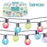 Benross 50 LED Retro Lights - Multicoloured