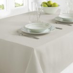 Country Club Linen Look Tablecloth 130cm x 228cm Grey