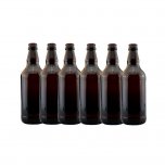 Young's Ubrew Beer Bottles (Pack of 6) - Brown
