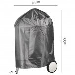 Pacific Lifestyle Barbecue Kettle Aerocover Round 52 x 88cm