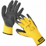 Large Arctic Polar Extra Grip Work Gloves-Yellow