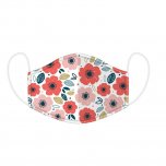 Poppy Fields Reusable Face Cover Mask- Large
