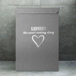 Sabichi Hearts Laundry Hamper Grey