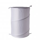 White Pop-Up Laundry Basket
