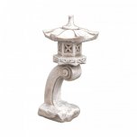 Solstice Sculptures Pagoda Tall 59cm in Antique Stone Effect