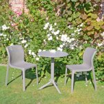 Nardi Step Table with Set of 2 Bit Chairs - Turtle Dove