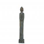 Solstice Sculptures Buddha Medium 80cm in Verdigris Effect
