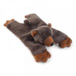 Zoon Crinkle Bear Dog Toy
