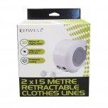 Orwell 30mtr Twin Line Retractable Clothes Line