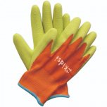 Briers Kids Junior Diggers Orange & Green Gloves - 6-10 Years