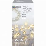 Premier Decorations MicroBrights Star Cluster Multi-Action 160 LED - Warm White