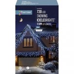Premier Decorations Snowing IcicleBrights 720 LED with Timer - White