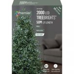 Premier Decorations TreeBrights Multi-Action 2000 LED with Timer - White