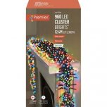 Premier Decorations ClusterBrights Multi-Action 960 LED with Timer - Multicoloured