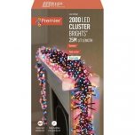 Premier Decorations ClusterBrights Multi-Action 2000 LED with Timer - Rainbow