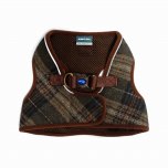 Country Check Step in Dog Harness Small