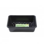 Garland Small Seed Tray With Holes - Black