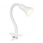 SEARCHLIGHT DESK PARTNERS - WHITE FLEX CLIP TASK LAMP