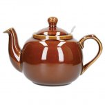 London Pottery Farmhouse Filter 6 Cup Teapot Rockingham Brown