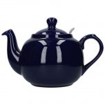 London Pottery Trad.Farmhouse Filter Teapot 6 Cup - Cobalt Blue