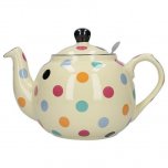 London Pottery Farmhouse Filter 6 Cup Teapot Multi Spot