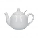 London Pottery Farmhouse Filter 2 Cup Teapot White