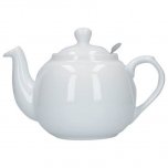 London Pottery Farmhouse Filter 6 Cup Teapot White