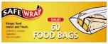 Safe Wrap Food Bags Small Pack of 60