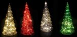 Premier Decorations LED Glass Christmas Tree 23cm - Assorted