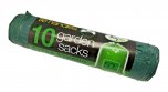 Green Garden Refuse Sacks Tie Handles Roll 10's