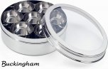 Buckingham Stainless Steel Spice Box Set - 16cm