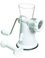 kc white plastic mincer w suction clamp fitting