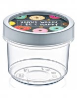 Hobby Clear Round Snacl Container - 300ml