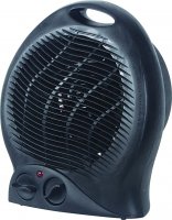 2kw Upright Black Fan Heater